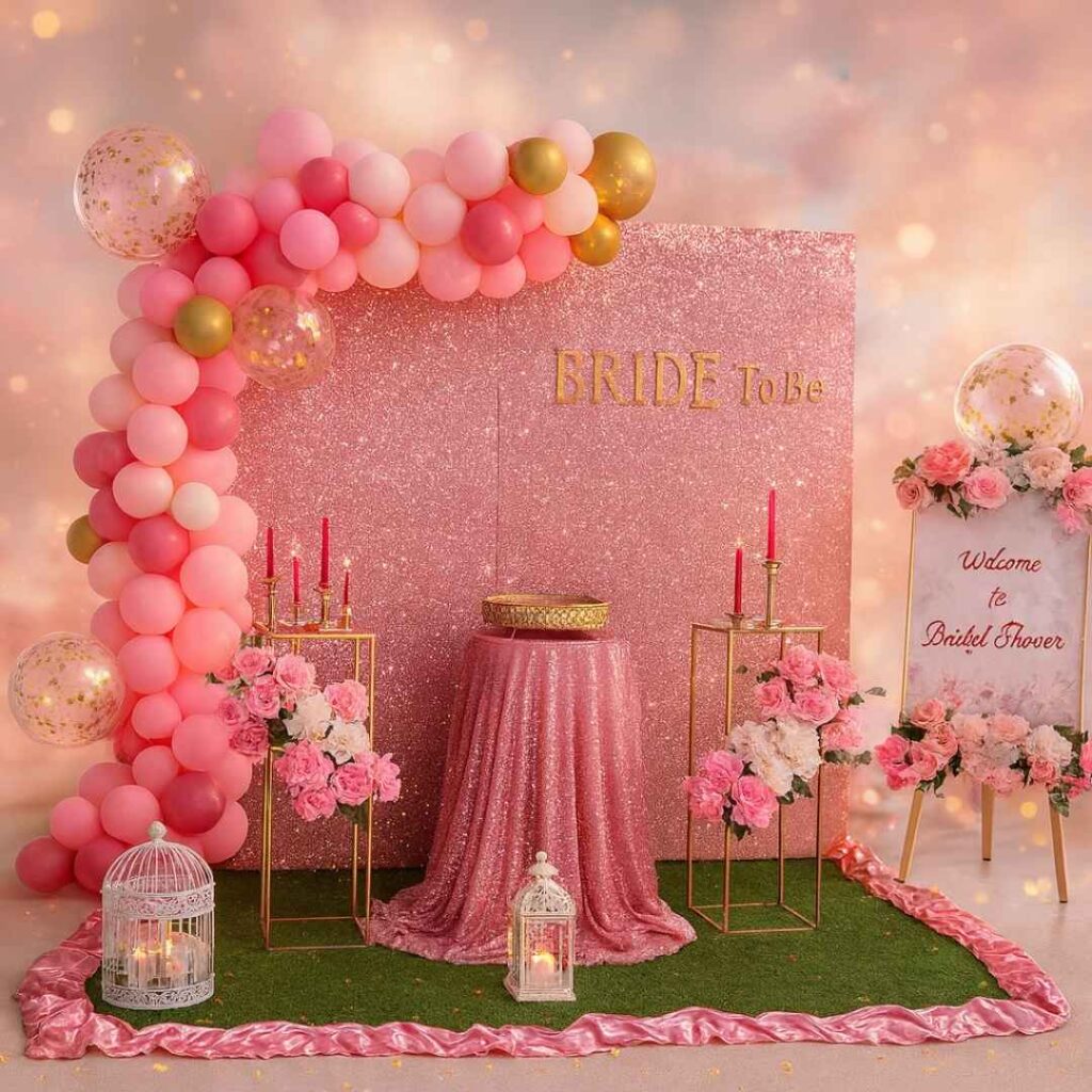 Bridal shower decor