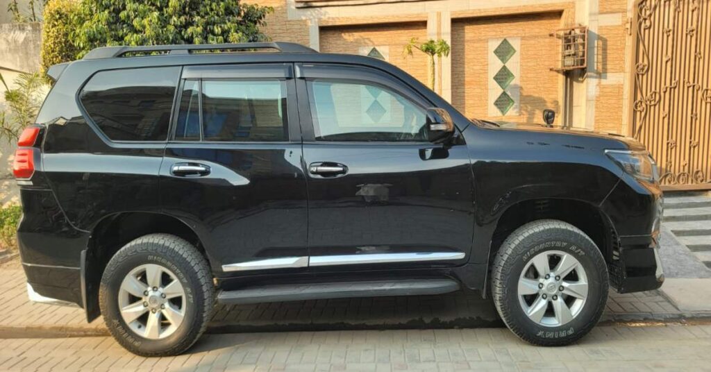 Prado 4x4 on rugged terrain, built for off-road