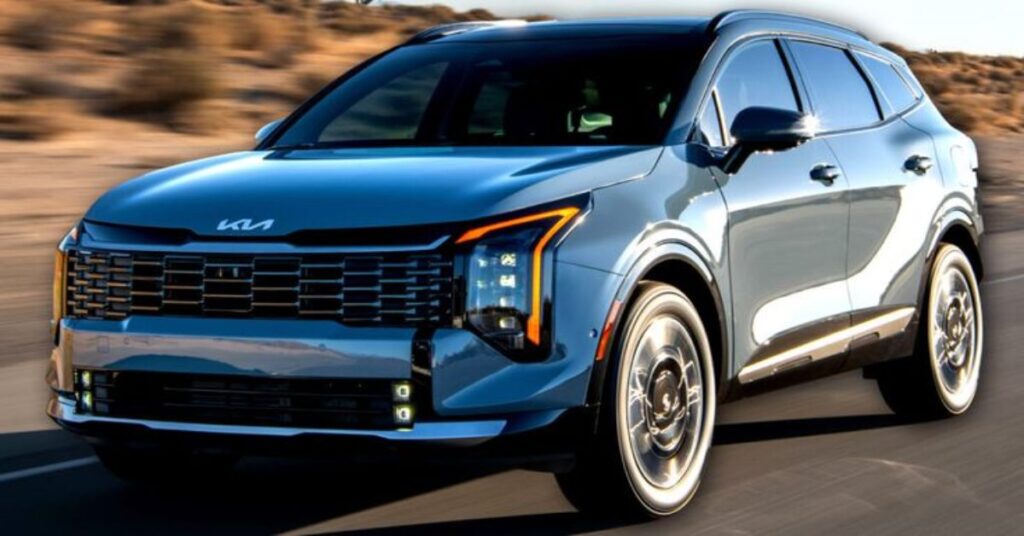 Kia Kona cruising, compact SUV with dynamic style